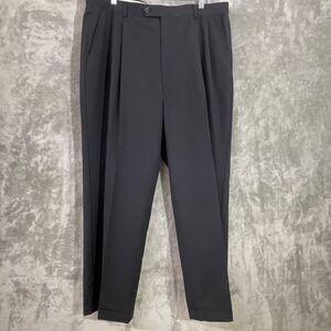 Men’s Wool Cashmere Dress Pants Black Men’s 34 Made in USA Tailored